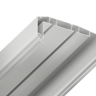 Профиль Flexy BORZZ KARNIZ P45 ПФ 3887 2-х рядный белый длина 3,2м