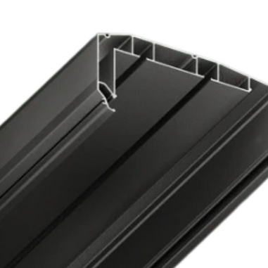 Профиль Flexy BORZZ KARNIZ P45 ПФ 3887 2-х рядный черный длина 3,2м